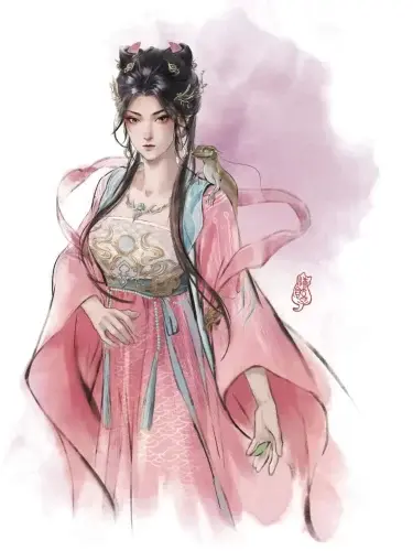 剑来插画丨稚圭-落魄山