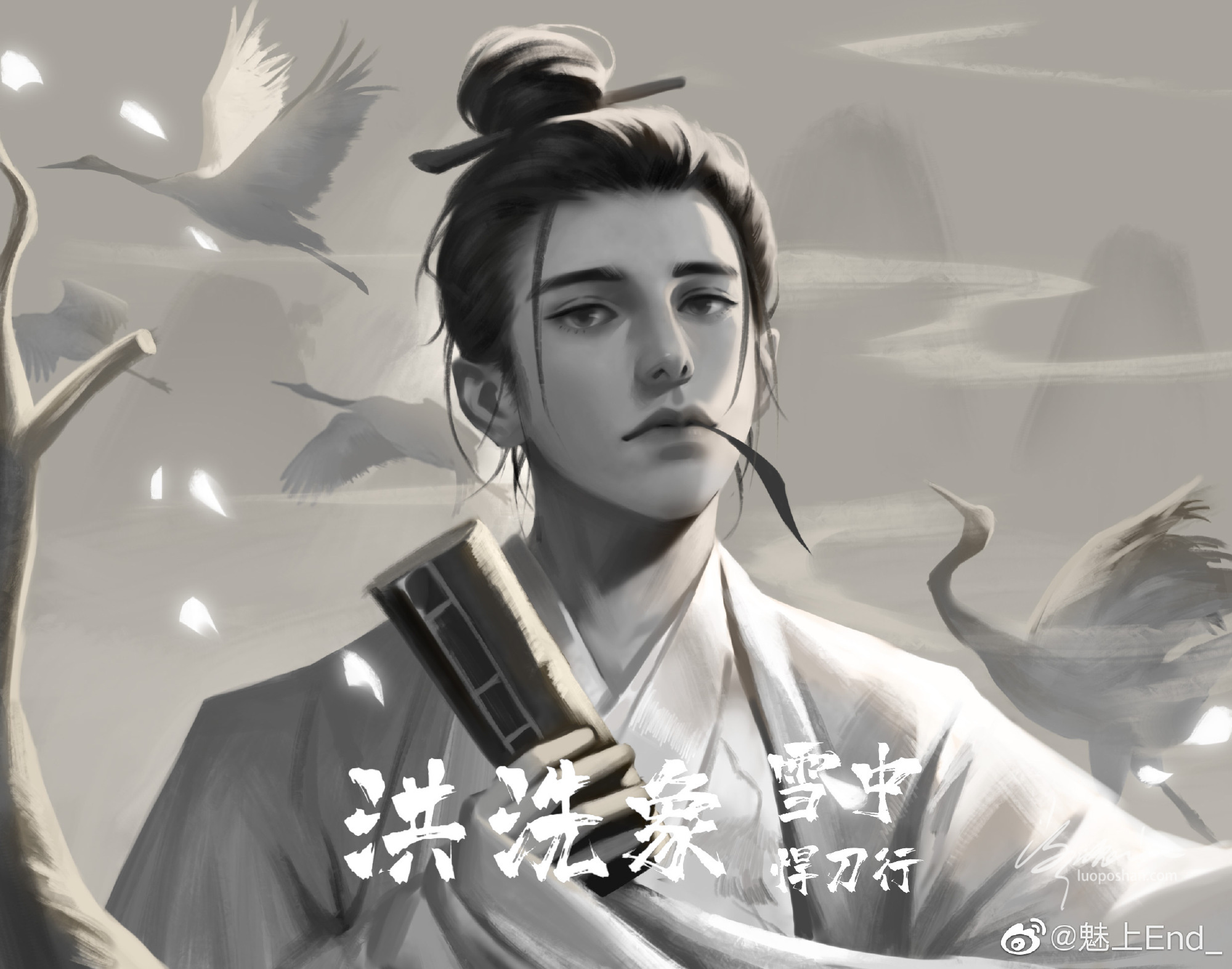 图片[13]-雪中悍刀行插画丨徐凤年、老黄、李淳罡、姜泥、鱼幼薇、徐脂虎、温华、陈芝豹、南宫仆射等、-落魄山