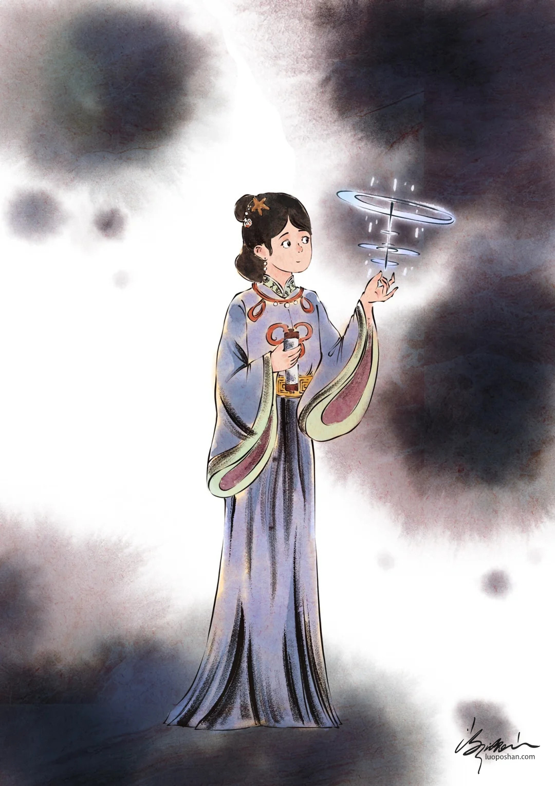 剑来插画丨生而知之-李柳 - 落魄山-落魄山