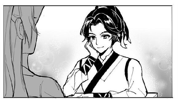 剑来插画丨陈平安笑道：“宁姑娘，送你的。”-落魄山